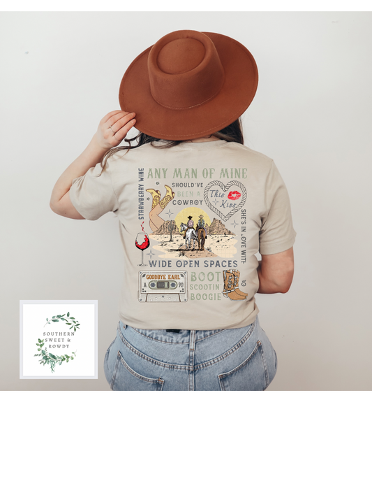 90s Country Adult Tee